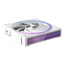 Zalman ZM-DF120 WHITE sistema de refrigeraci&Atilde;&sup3;n para ordenador Placa base Ventilador 12,4 cm Blanco 1 pieza(s)